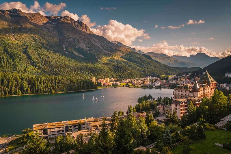 St, Moritz in switzerland