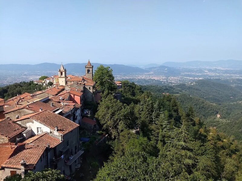 village of Fosdinovo in italy