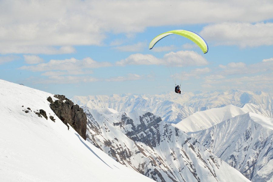 Paragliding Gudauri Height